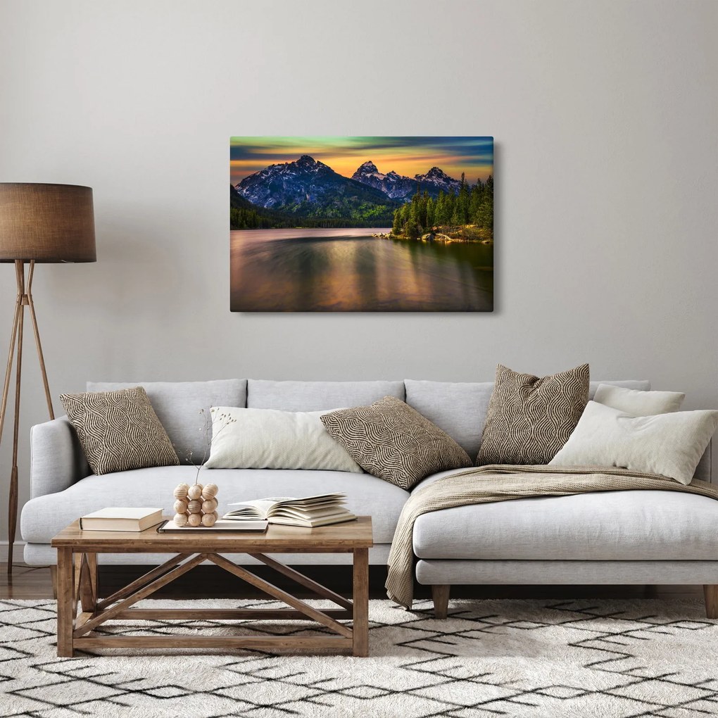 Tablou - Parcul Național Grand Teton (90x60 cm)