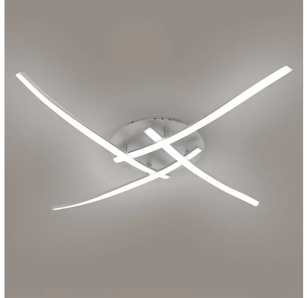 Brilagi - Plafonieră LED STRIPES LED/32W/230V argintie