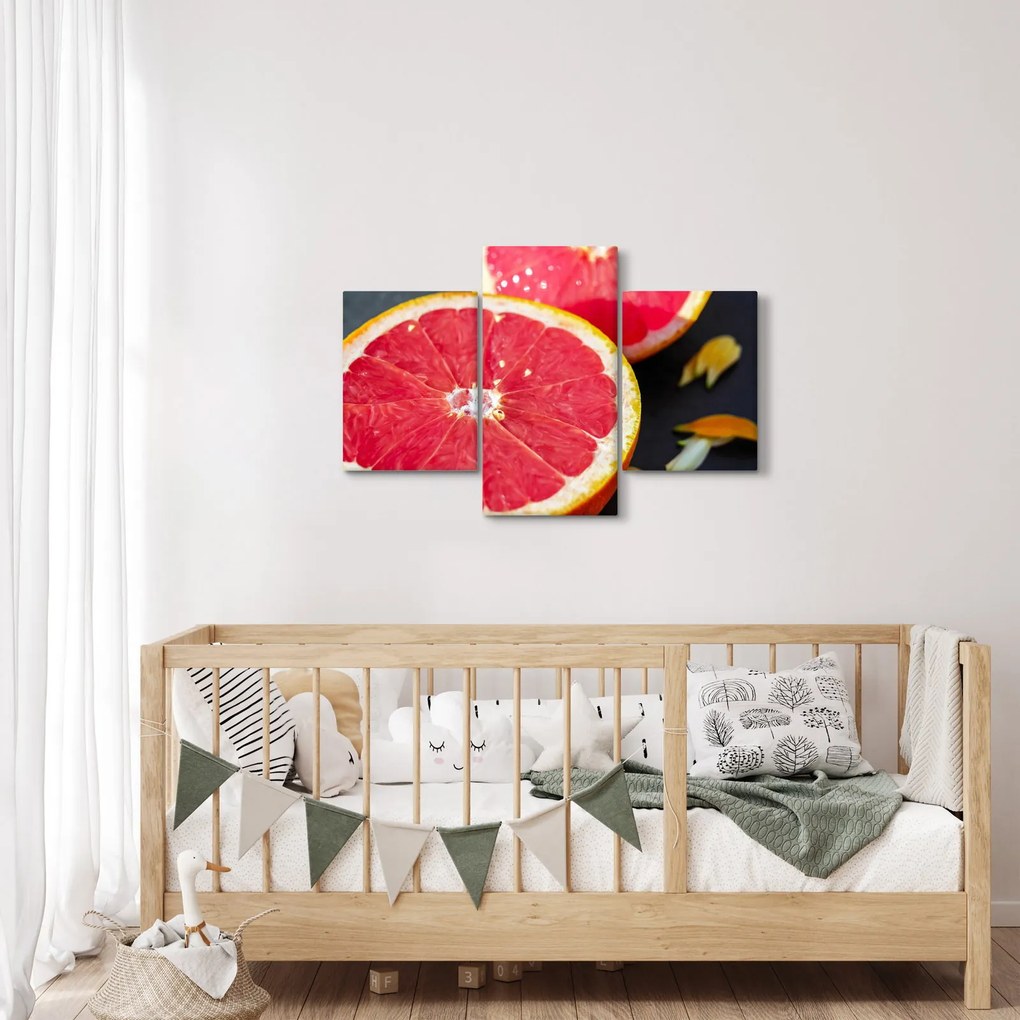 Tablou cu grapefruit tăiat (90x60 cm)