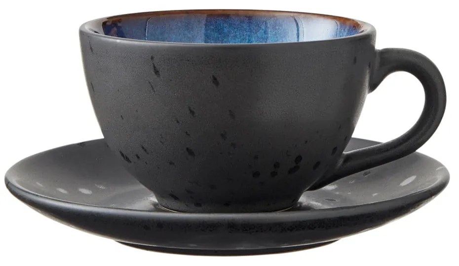 Cești negre/albastru-închis 4 buc. din ceramică 240 ml Gastro Black/Mix – Bitz