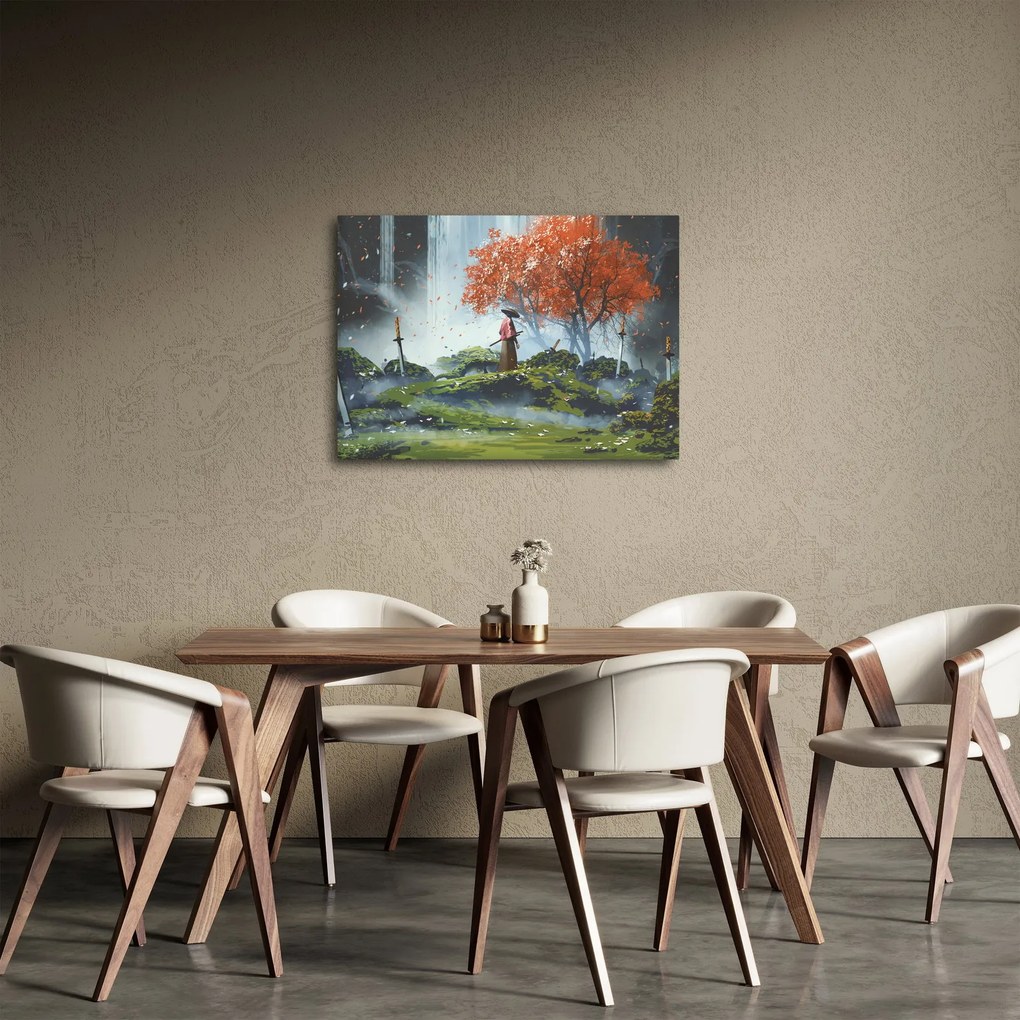 Tablou - Ilustrație a Grădinii de săbii (70x50 cm)