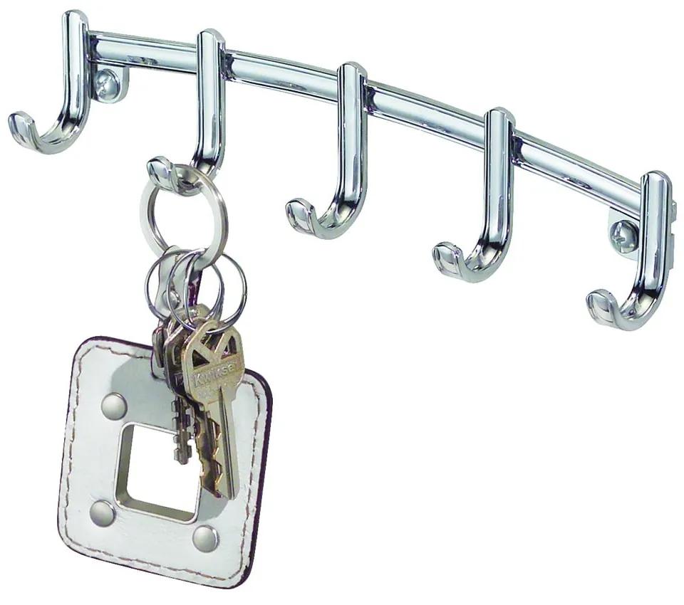 Cuier metalic pentru chei iDesign York Lyra, 23 x 14 cm