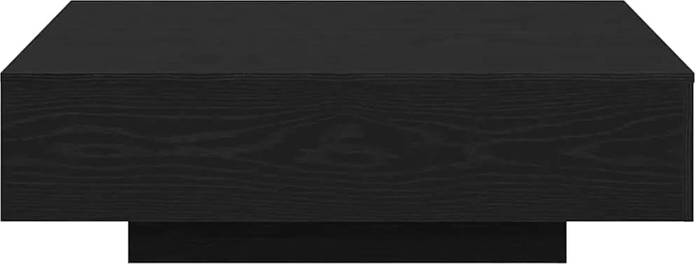vidaXL Masă de cafea Stejar Negru 100 x 100 x 31 cm