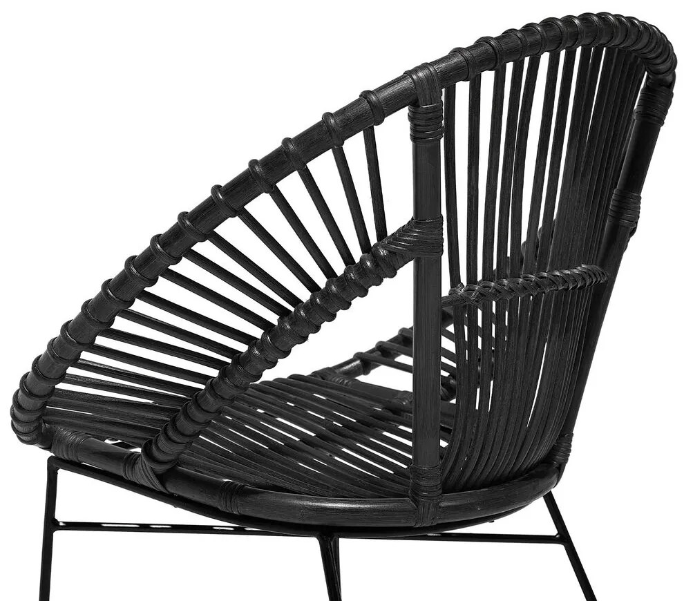 Scaun de sufragerie Sakita (negru). 1010013