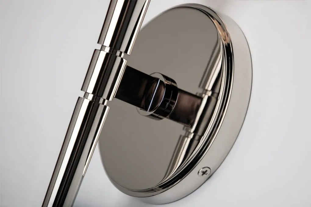 Aplica de perete design clasic ROCKLAND big, nichel lucios