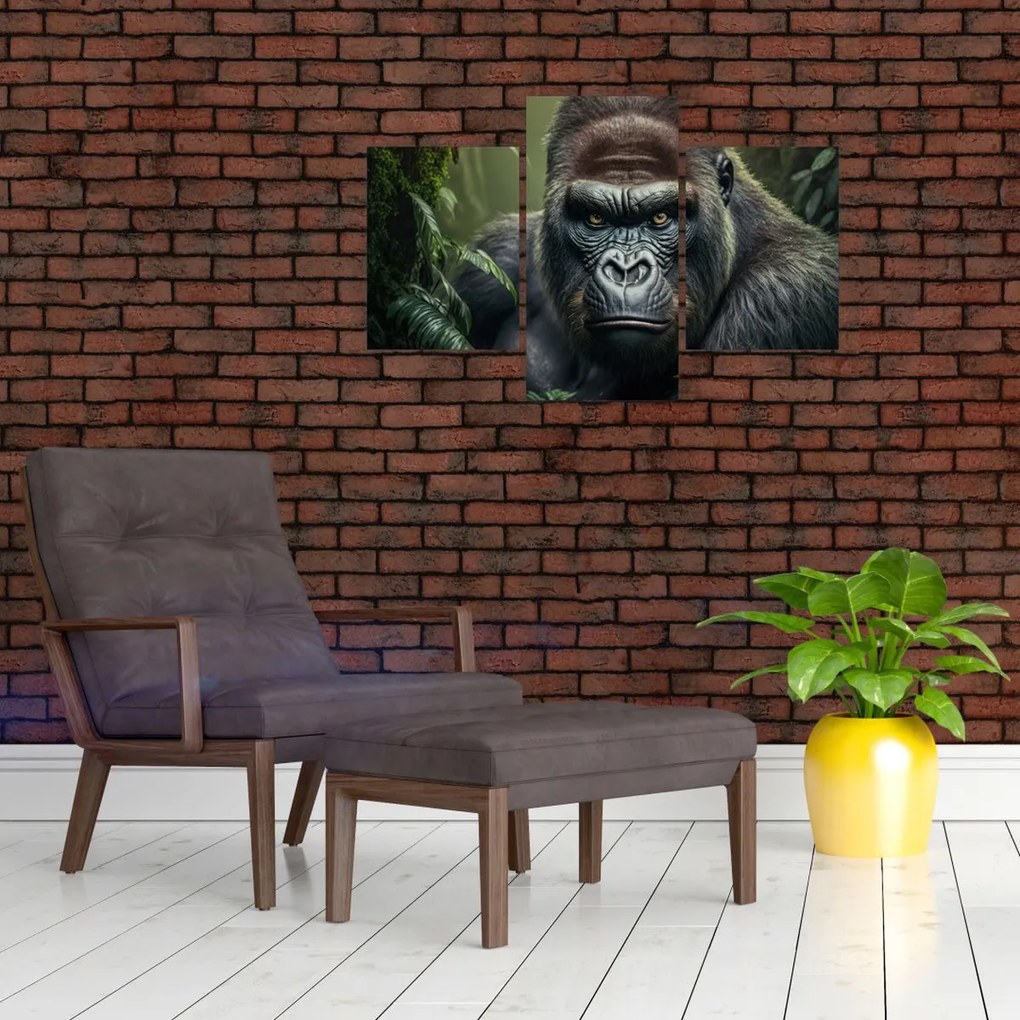 Tablou - Portret de gorilă (90x60 cm)