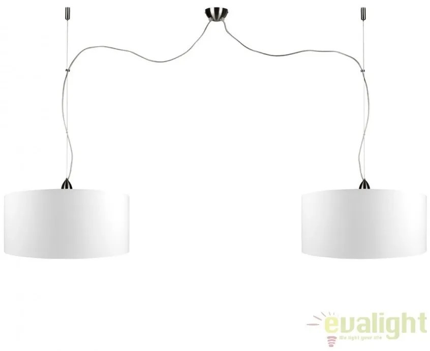 Lustra cu 2 pendule ROME/H2 abajur 47x23cm disponibil in 8 culori
