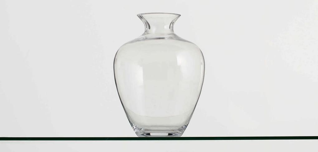VAZA MILLO II sticlă, 30cm, transparenta