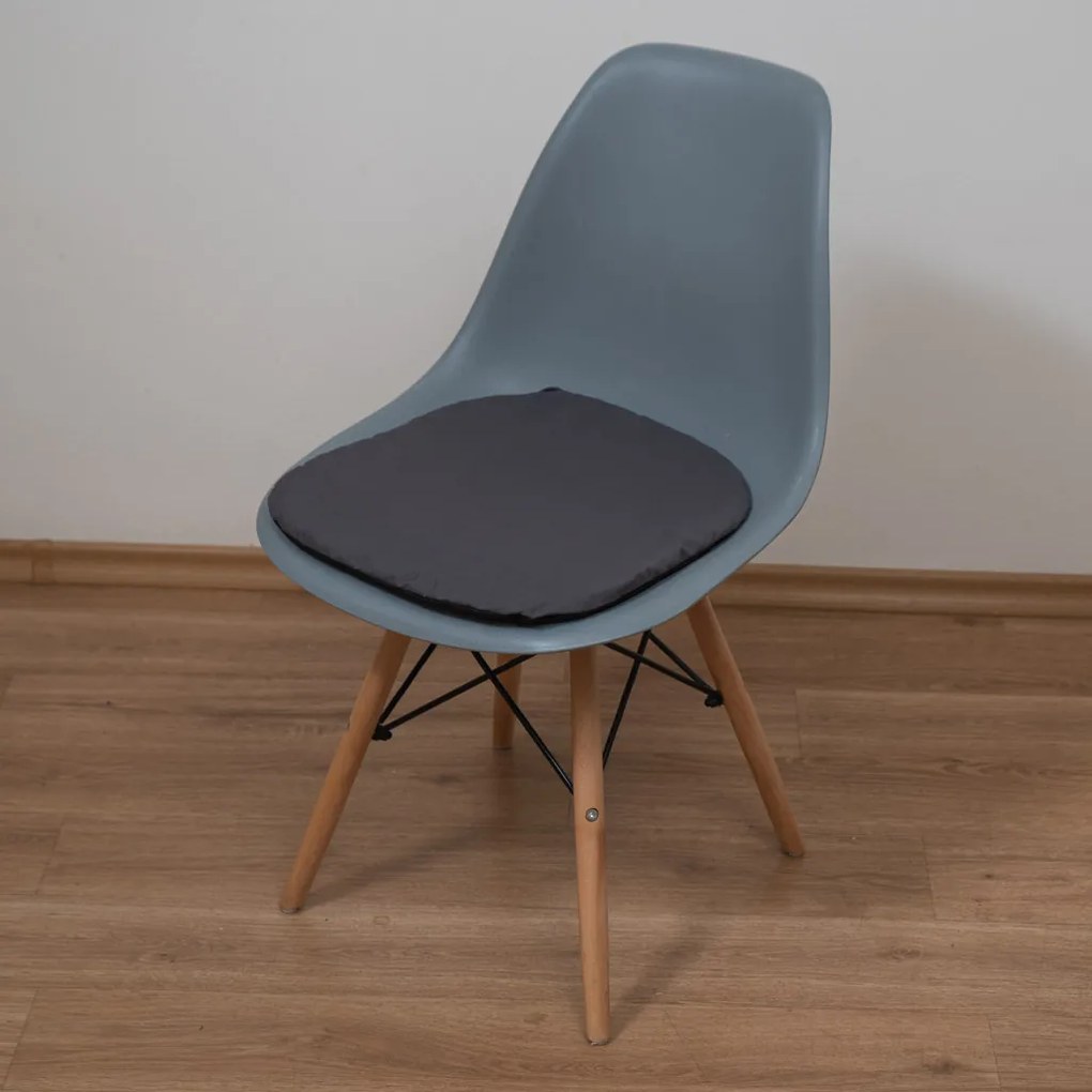 Perna scaun standard gri inchis