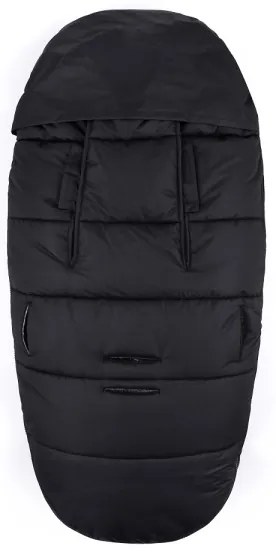 SET sac pentru cărucior 4 în 1 PETITE&MARS COMFY + mănuși pentru cărucior Forever Black