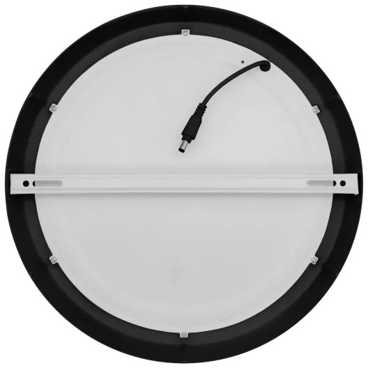 Plafonieră LED/24W/230V 3000/4000/6000K negru rotund Solight WD174-B