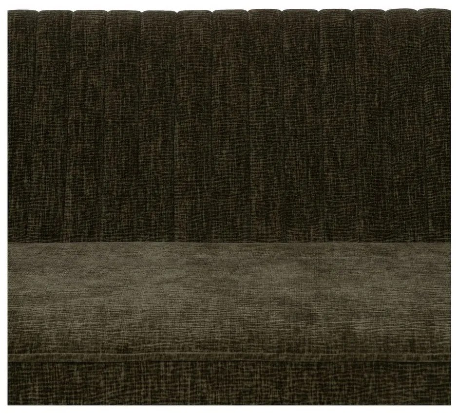 Canapea verde cu tapițerie din chenille 134 cm Glam – Ixia