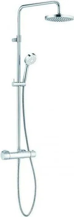 Coloana de dus cu baterie termostatata Kludi Logo THM Dual Shower System