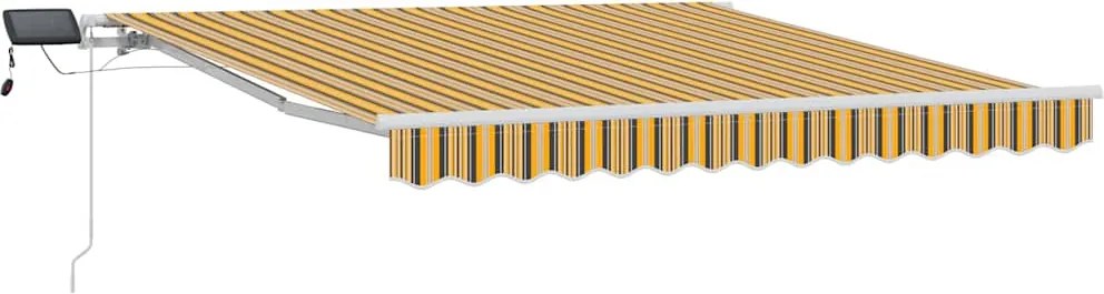 vidaXL Cortina Retractabilă cu Manual 350 x 250 cm țesătură