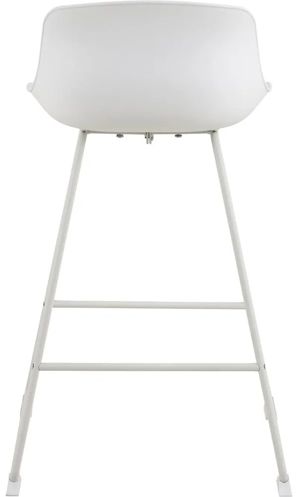 Scaun de bar alb (înălțime șezut 66 cm) Tina – Actona