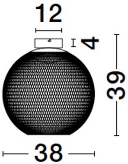 Plafoniera LED stil modern decorativ KINETIC D-38cm