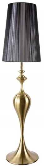 Lampadar, Lampa de podea design deosebit Lucie 160cm, negru-auriu
