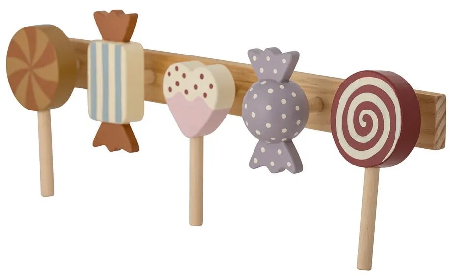 Cuier de perete pentru copii din lemn de pin Rudy - Bloomingville Mini