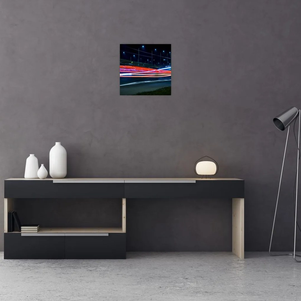Tabloul orașului nocturn (30x30 cm)
