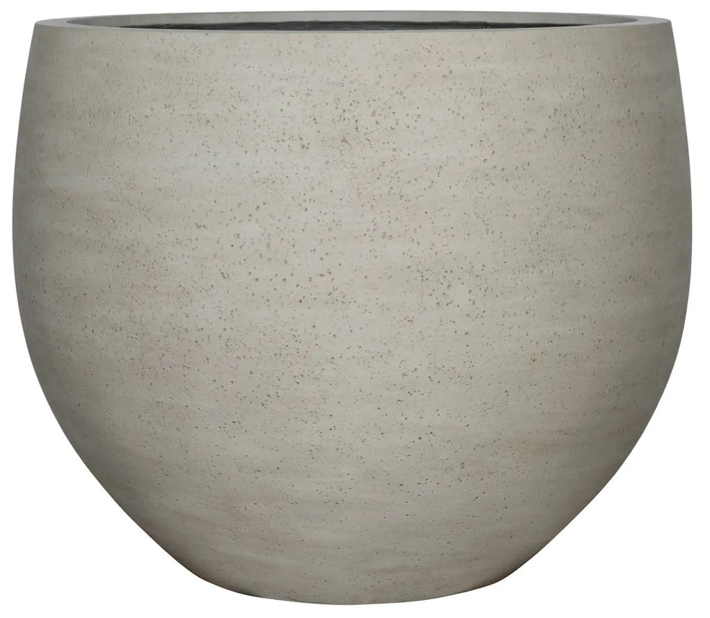 Květináč Jumbo Orb, barva béžová, více velikostí - PotteryPots Mărime: M - v. 90.5 cm, ⌀ 110.5 cm