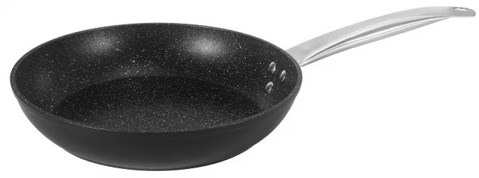 Tigaie Oliver Voltz OV54419N24, 24 cm, Finisaj marmura, Inductie, Negru