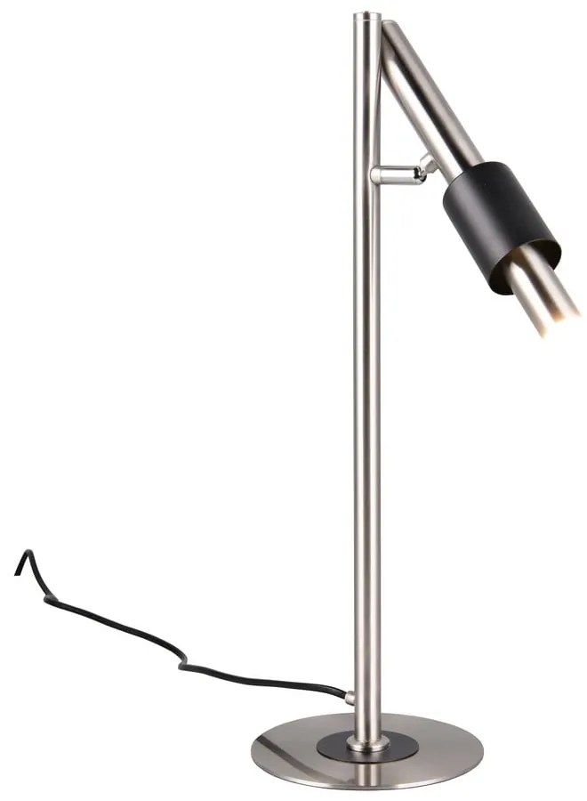 Veioză neagră-argintie LED (înălțime 50 cm) Ikaris – Trio Select