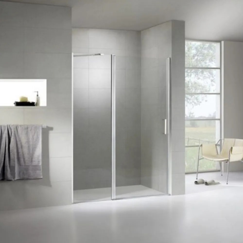 Ușă de duș batantă Pure 100x190 cm cu strat de acoperire Easy Clean