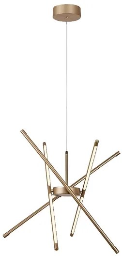 Lustră LED pe cablu Rabalux 72339 HENLI2 LED/40W/230V 3000K auriu