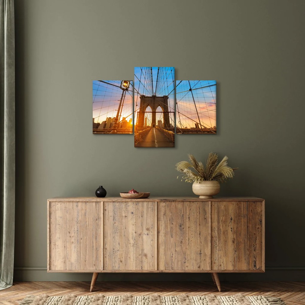 Tablou - Podul Brooklyn, Manhattan, New York (90x60 cm)