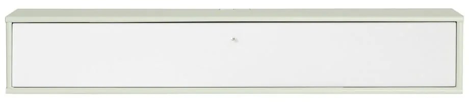 Comodă TV albă/verde-mentă 133x22x32,5 cm Mistral – Hammel Furniture
