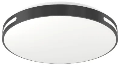 Eglo MONTEGRANARO-Z 300687-LED Plafonieră LED RGBW, cu dimmer, 18,5W/230V, negru + telecomandă