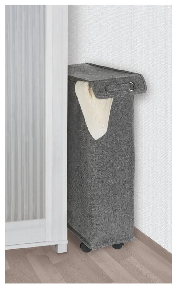 Coş de rufe Wenko Corno, 44,4 l, gri închis