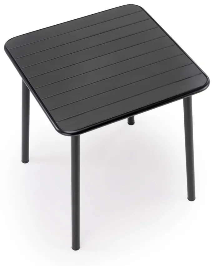 Masa patrata Bosco neagra L70 cm