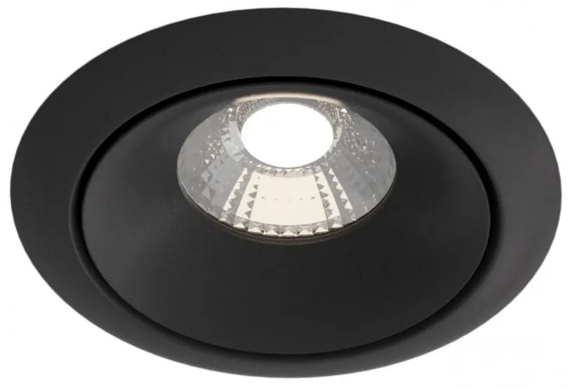 Spot incastrabil LED design modern Yin negru MYDL031-2-L12B