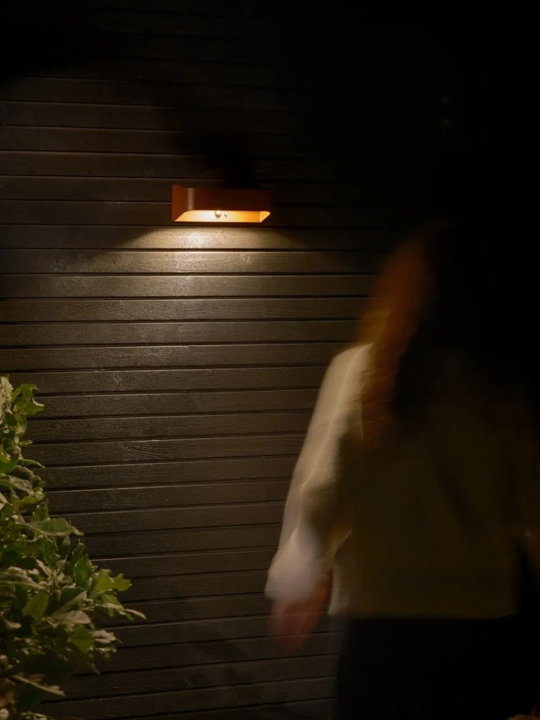 Aplica LED de exterior solara cu senzor IP54 Marcellio maro