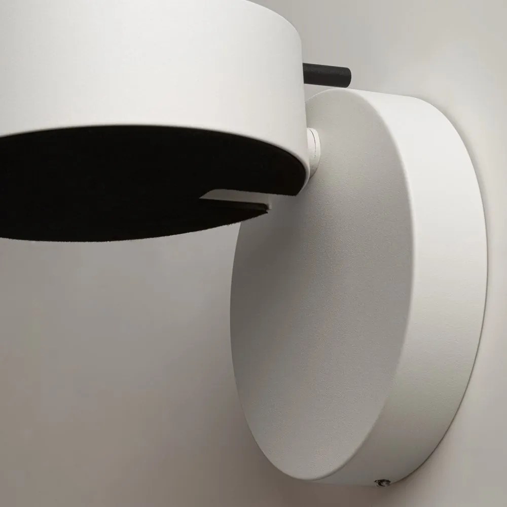 Aplica LED ambientala reglabila design modern minimalist Nuance alb/negru