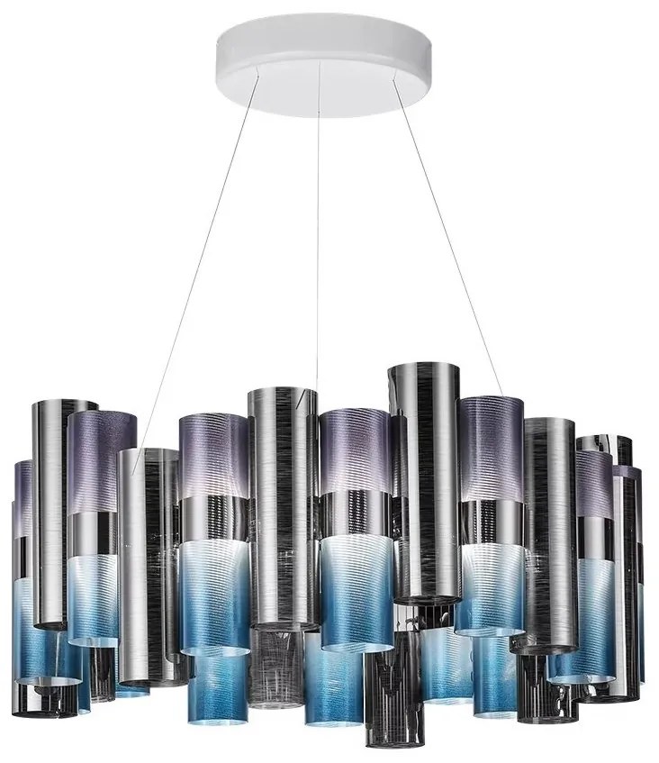 Lustra LED moderna design Art Deco realizata manual LA LOLLO L Gradiet