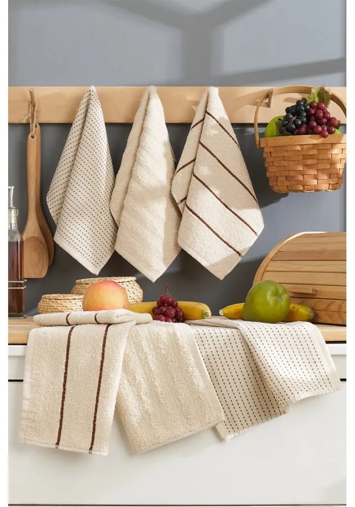 Prosoape de vase 6 buc. din bumbac 30x50 cm Sofya – Foutastic