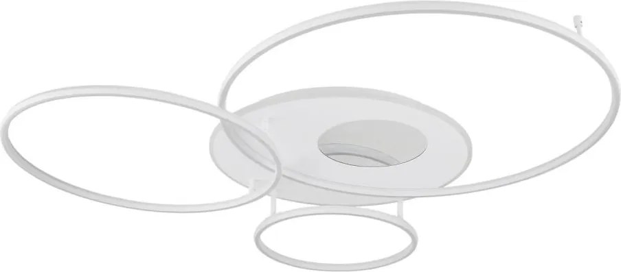 Globo 48466-70W-LED Plafonieră LED dimabilă INVERTINA 70W/230V 105x26,5 cm albă + telecomandă