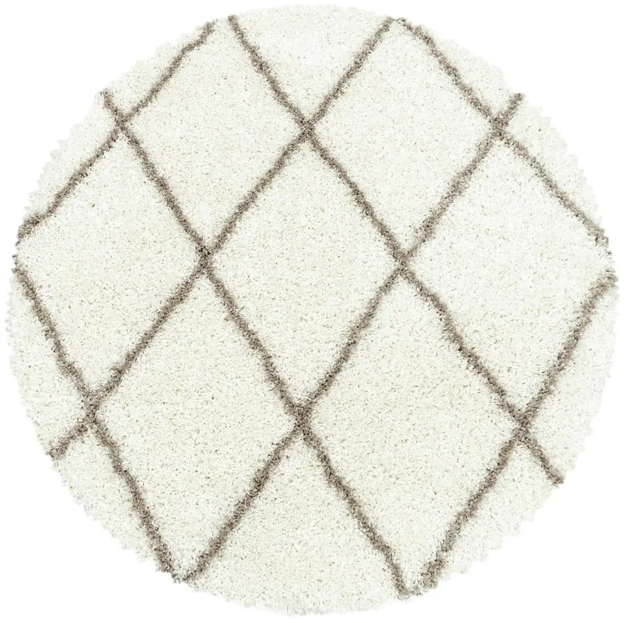 Covor crem rotund ø 80 cm Alvor – Ayyildiz Carpets