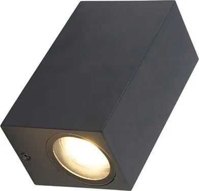 Aplică modernă neagră cu 2 lumini IP44 - Baleno