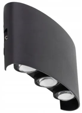 Aplică LED de exterior ARROW 6xLED/1W/230V IP54 negru