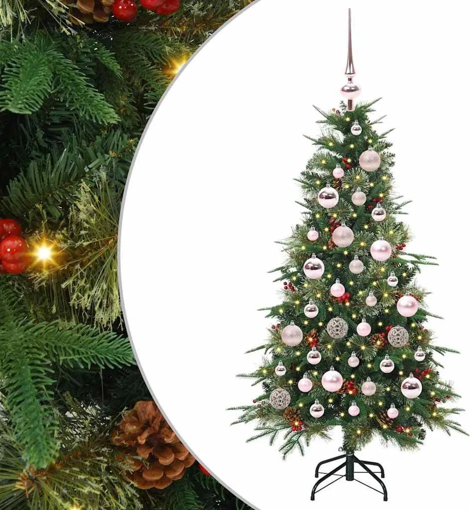 vidaXL Brad de Crăciun artificial cu ramuri articulare Verde 120 cm