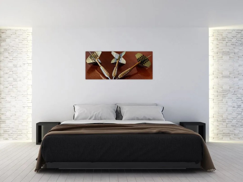 Tablou - cu trei măcieșe (120x50 cm)