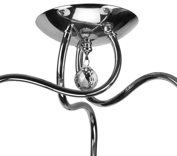 Lustră aplicată MIRANDA 3xE27/60W/230V crom lucios