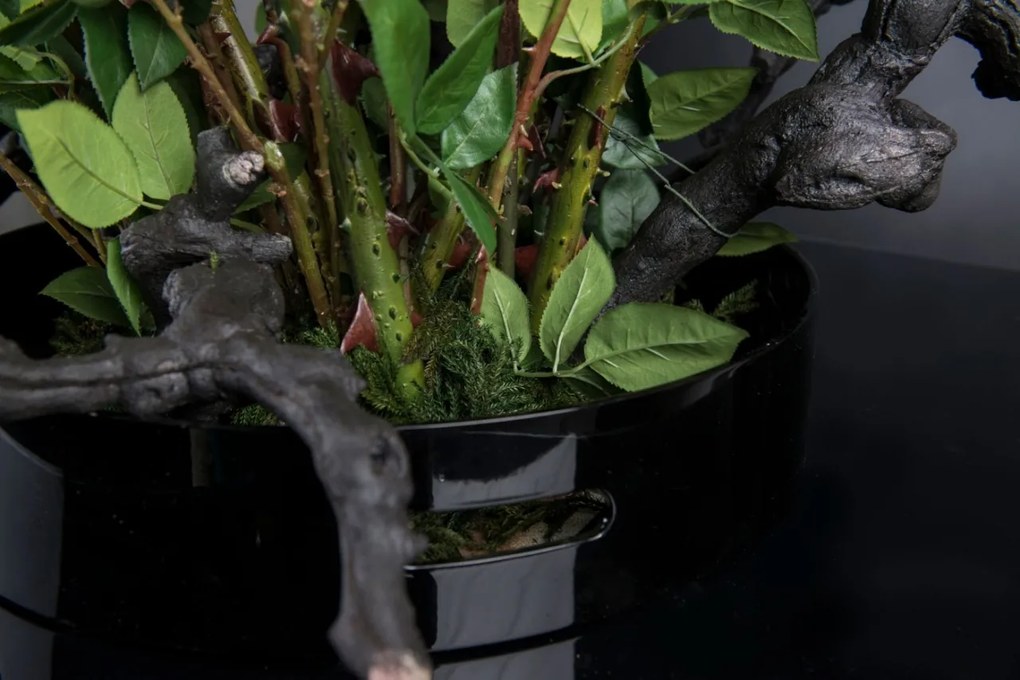 Aranjament floral mare ROSE SCULPTURE TRAY, H-115cm