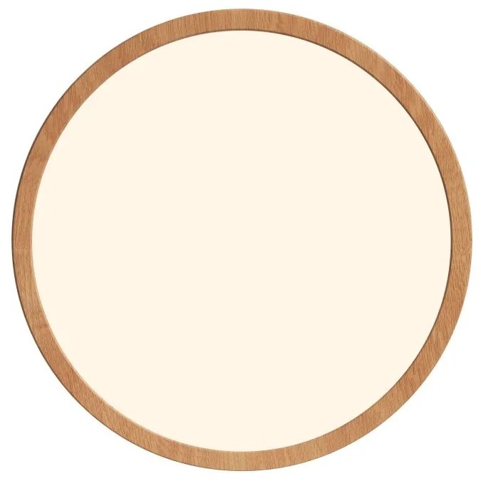 Plafoniera slim pentru baie IP54 LED dimabil 2700K Oja 29 Wood Foil