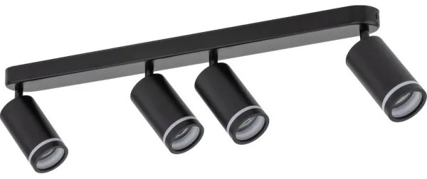 Spot JET 4xGU10/10W/230V negru