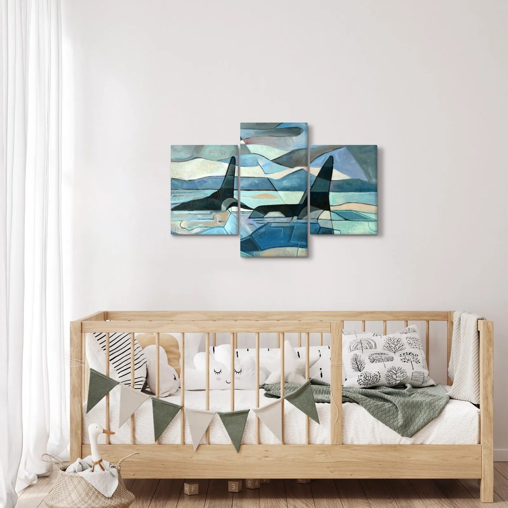 Tablou - Balene (90x60 cm)
