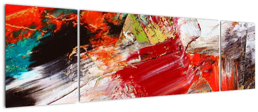 Tablou abstract colorat (170x50cm)